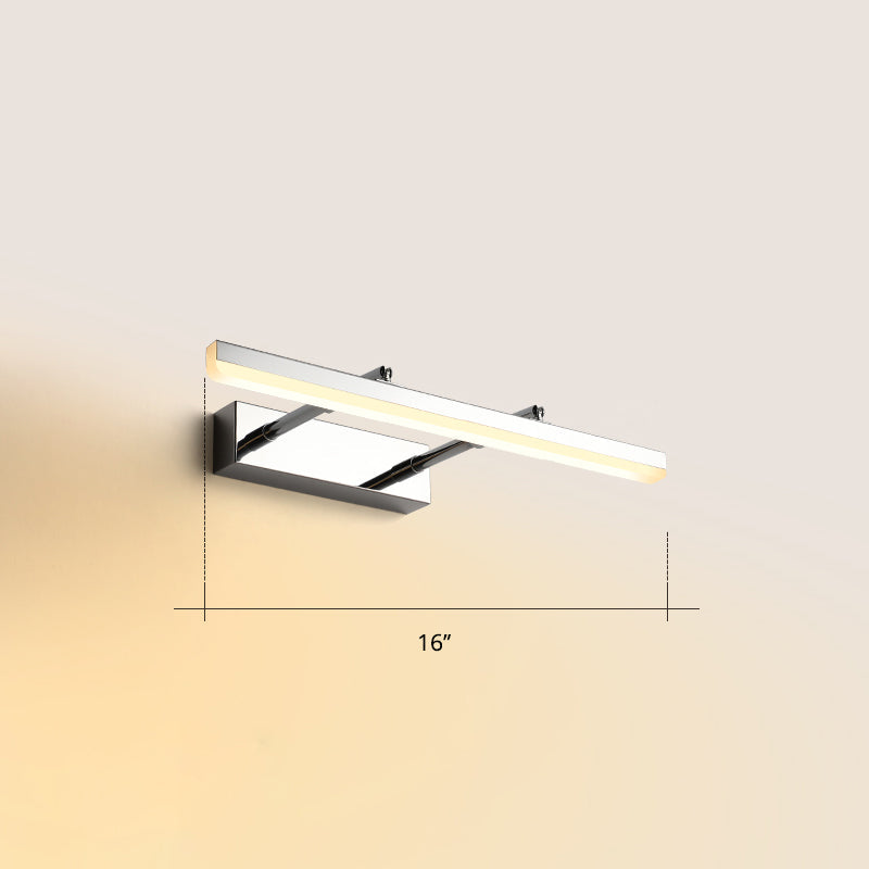 Lisslune | Pivotable Bar LED Wall Mount Lamp Simplicity Acrylic Bedroom Makeup Light Decoration