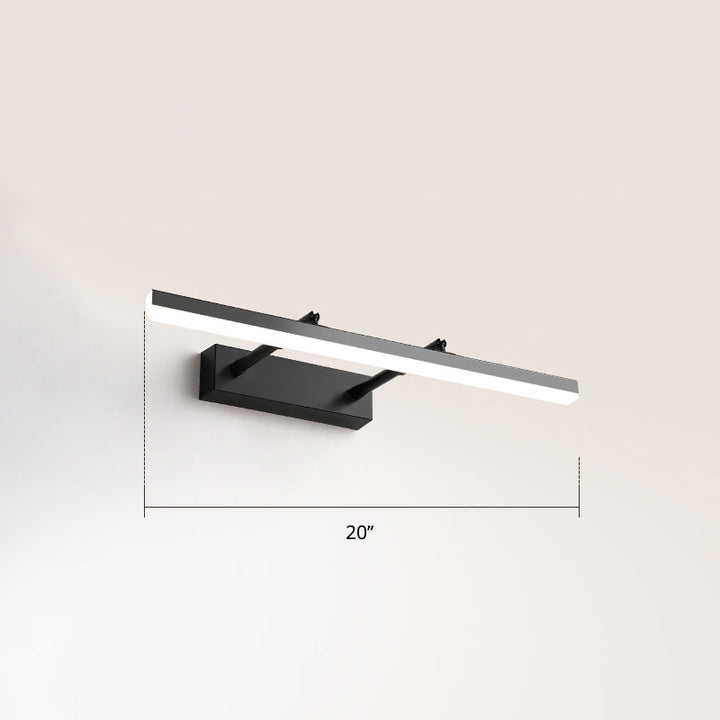 Lisslune | Pivotable Bar LED Wall Mount Lamp Simplicity Acrylic Bedroom Makeup Light Decoration