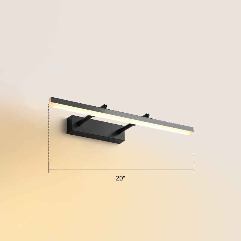 Lisslune | Pivotable Bar LED Wall Mount Lamp Simplicity Acrylic Bedroom Makeup Light Decoration