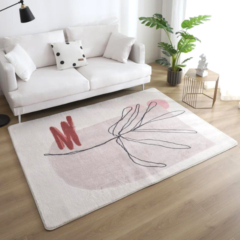 Lisslune | Southwestern handcrafted rug Multicolor Polyester indoor rug non-slip backing easy care rug for living room