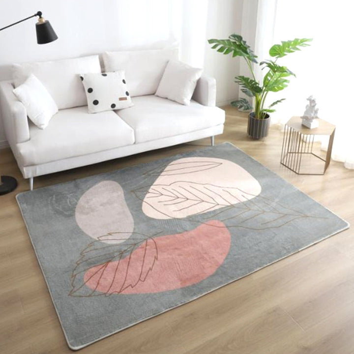 Lisslune | Southwestern handcrafted rug Multicolor Polyester indoor rug non-slip backing easy care rug for living room
