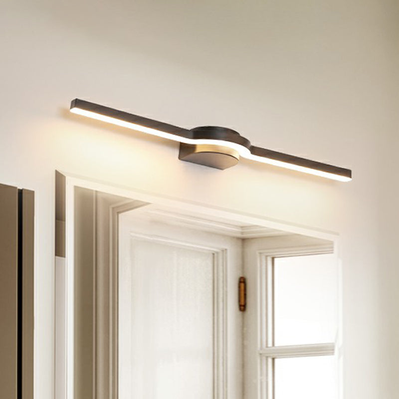 Lisslune | Simple linear washbasin lighting fixture acrylic bathroom LED wall light