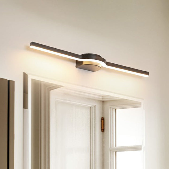 Lisslune | Simple linear washbasin lighting fixture acrylic bathroom LED wall light