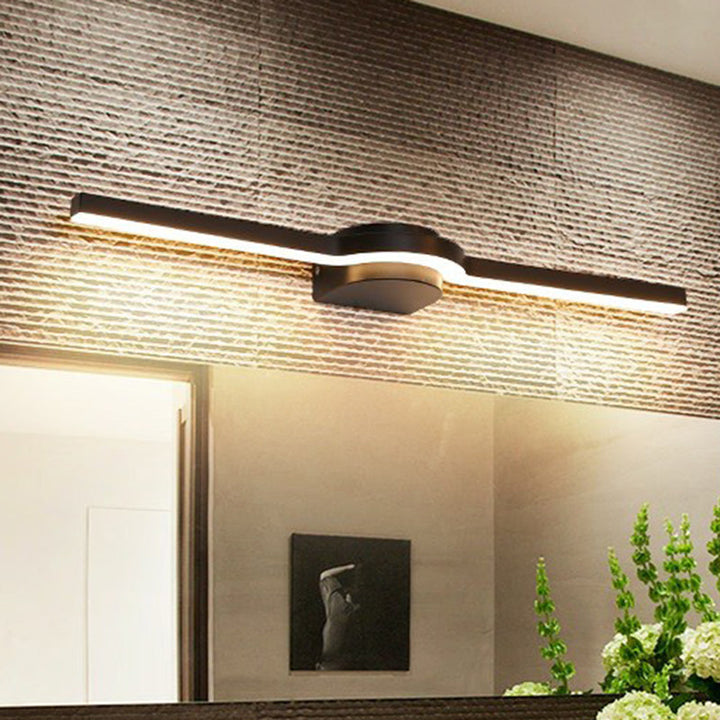Lisslune | Simple linear washbasin lighting fixture acrylic bathroom LED wall light