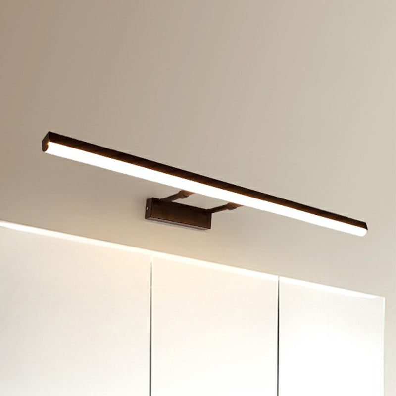 Lisslune | Acrylic Bar Shaped Vanity Lamp Modern Adjustable LED Wall Mounted Lighting for Bathroom