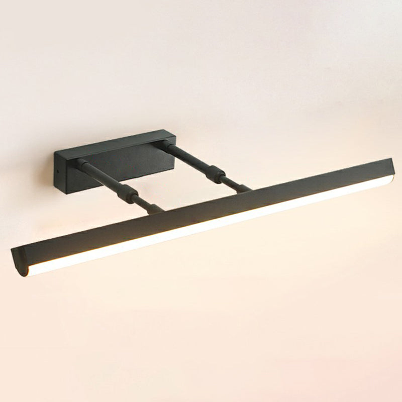Lisslune | Acrylic Bar Shaped Vanity Lamp Modern Adjustable LED Wall Mounted Lighting for Bathroom