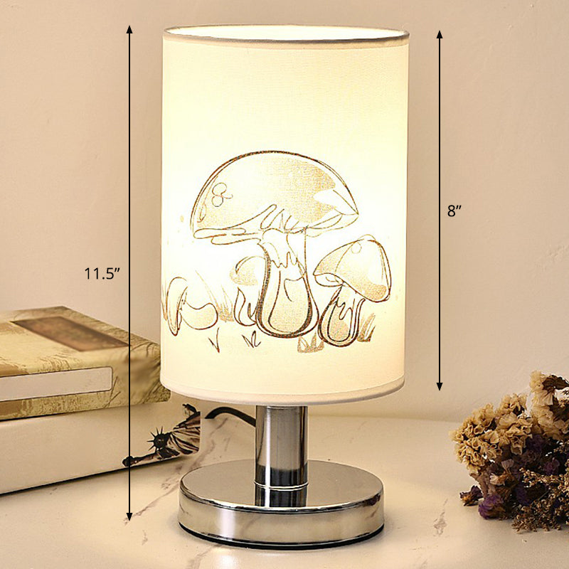 Lisslune | Printelle – Elegant nightstand lamp with artistic fabric texture