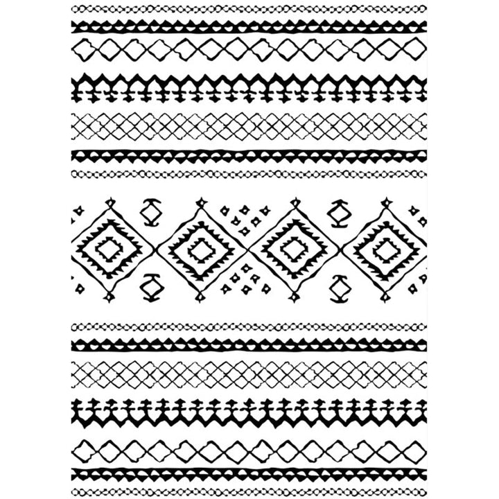 Lisslune | Diamond geometric southwest rug for bedroom synthetic pet-friendly area rug in black and white