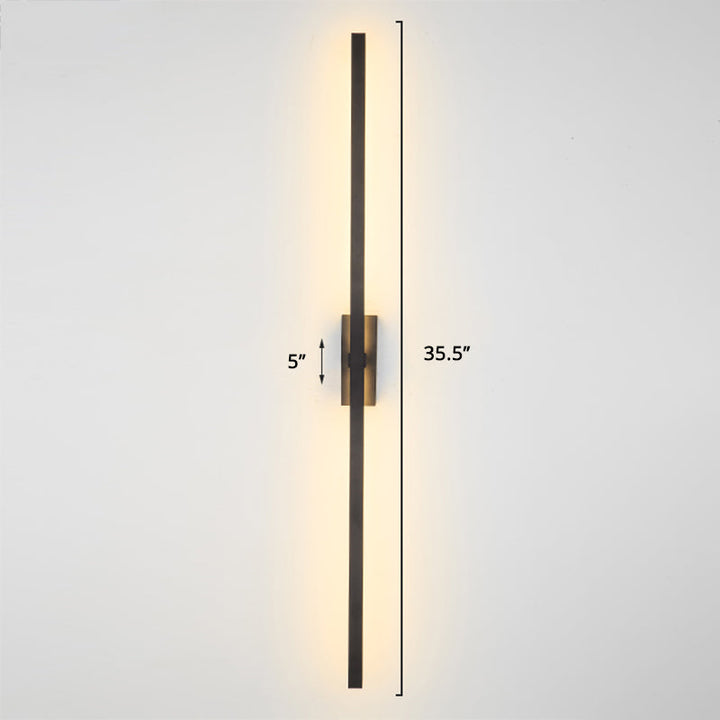 Skørter | Stick Living Room LED Wall Light Aluminum Nordic Style Rotatable Wall Light