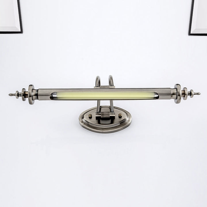 Skørter | Chrome Nickel Linear Vanity Wall Lamp Modern 18"/29.5" W LED Metal Wall Lighting Fixture in Warm/White Light