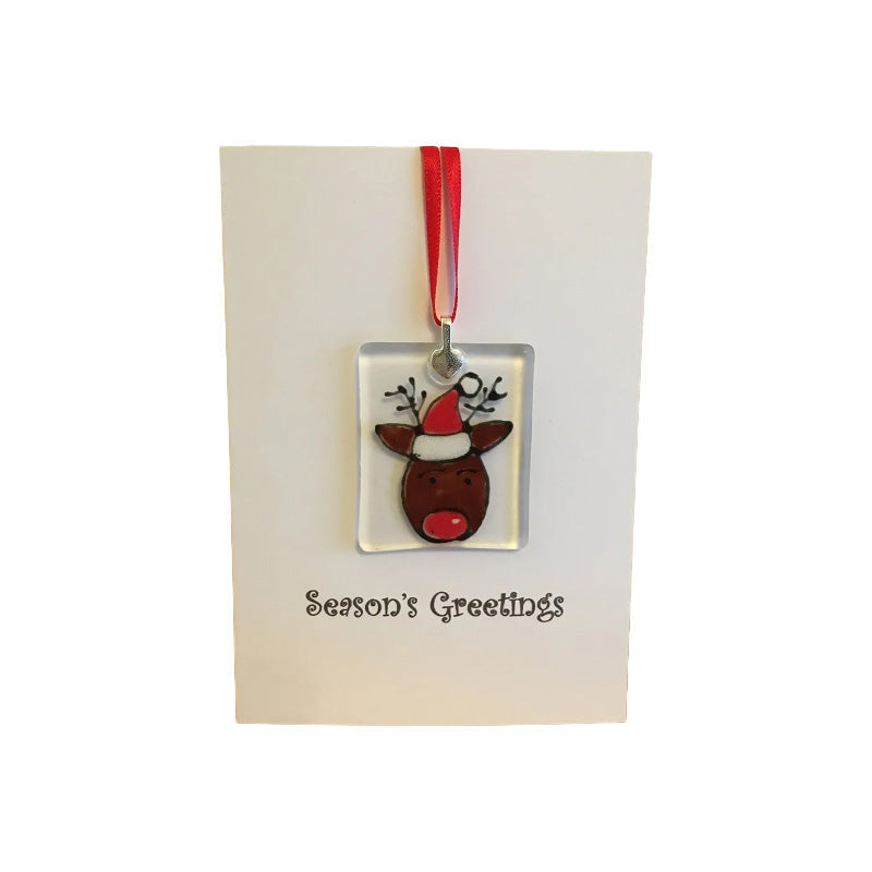 Lisslune | Handmade Christmas card ornaments