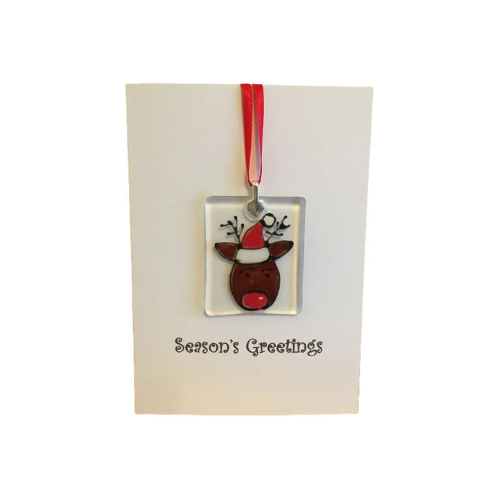 Lisslune | Handmade Christmas card ornaments