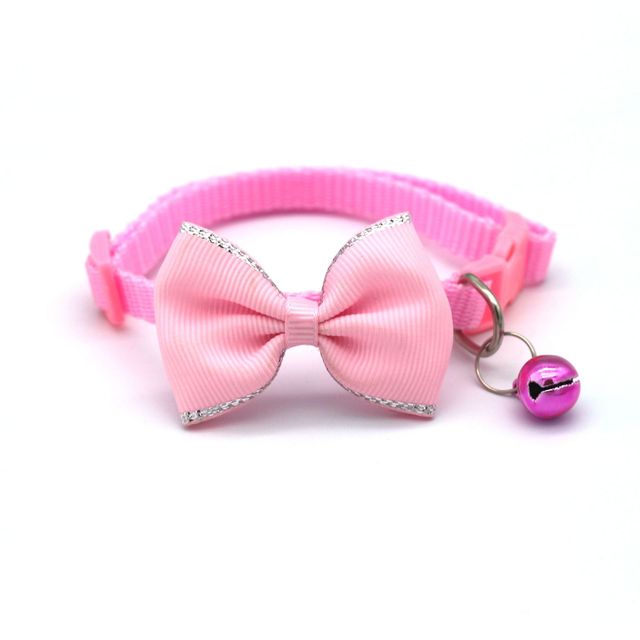 Lisslune | Bow and Bell Plush Collar