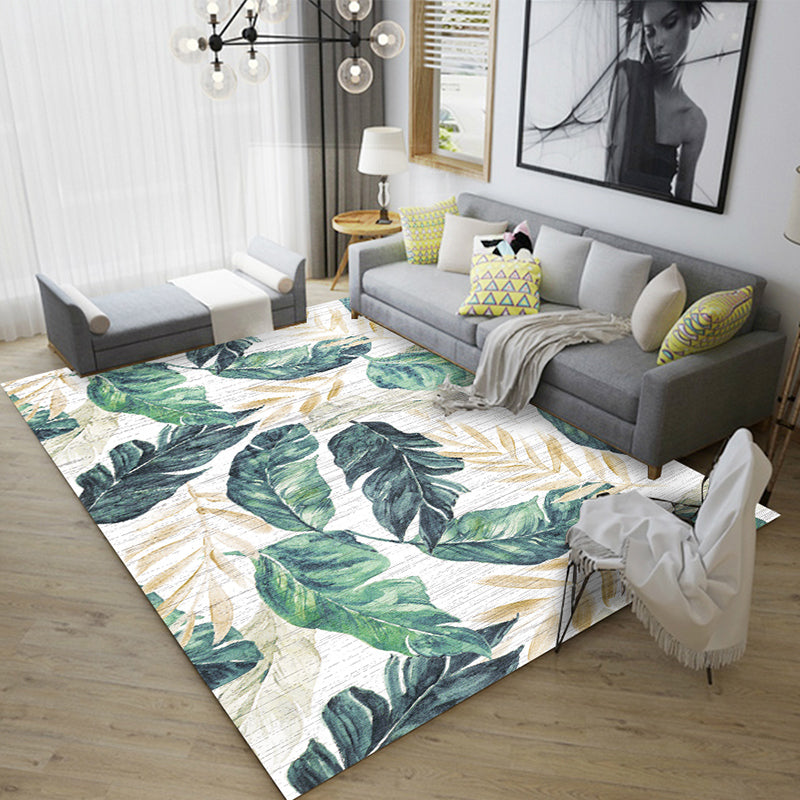 Lisslune | Multi Color Simple Rug Polypropylene Color Block Area Rug Non-Slip Backing Stain Resistant Indoor Mat for Room