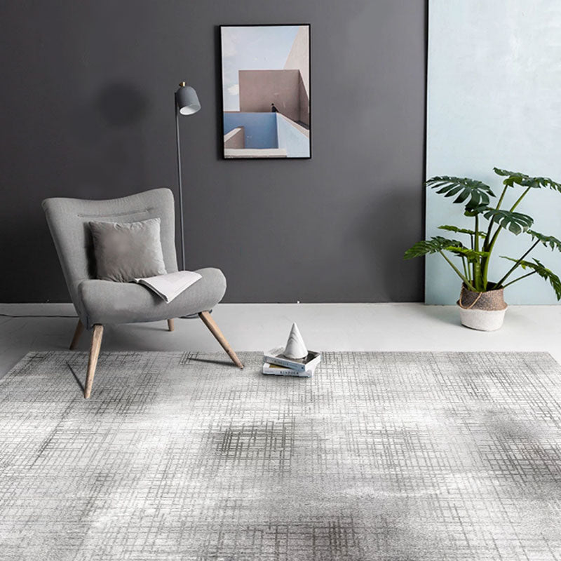 Lisslune | Scandinavian abstract printed rug multicolored polypropylene rug for indoors non-slip underside pet-friendly area rug for the living room
