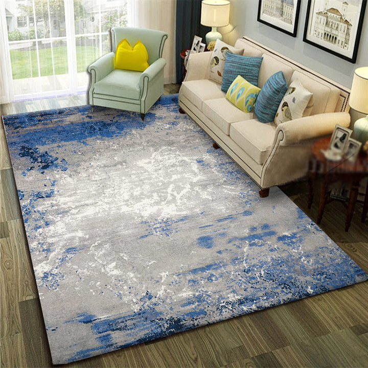 Lisslune | Calming Abstract Carpet Multiple Colors Polyester Area Rug Pet-Friendly Easy to Care Indoor Carpet for Living Room