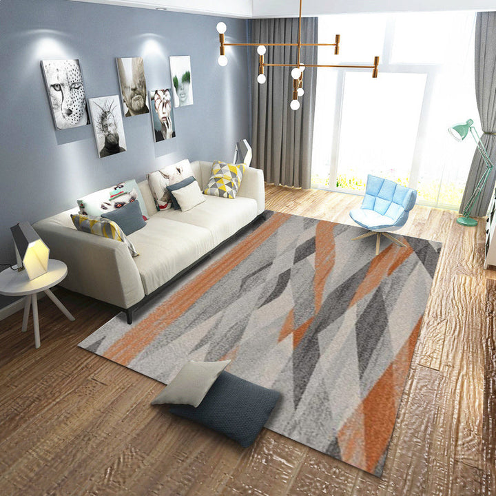 Lisslune | Calming Abstract Carpet Multiple Colors Polyester Area Rug Pet-Friendly Easy to Care Indoor Carpet for Living Room