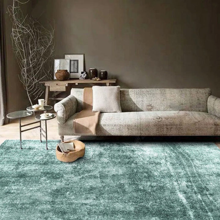 Lisslune | Scandinavian abstract printed rug multicolored synthetic indoor rug pet-friendly easy-care washable rug for room