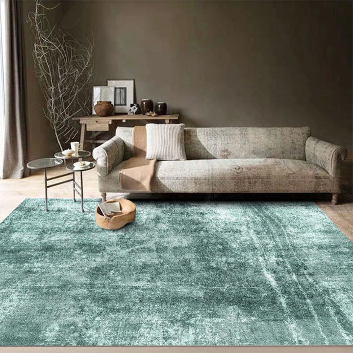 Lisslune | Scandinavian abstract printed rug multicolored synthetic indoor rug pet-friendly easy-care washable rug for room