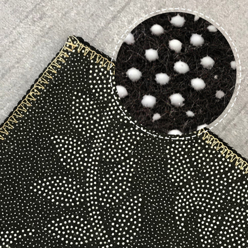 Lisslune | Simple geometric printed rug multicolored cotton blend area rug non-slip backing pet-friendly indoor rug for the living room