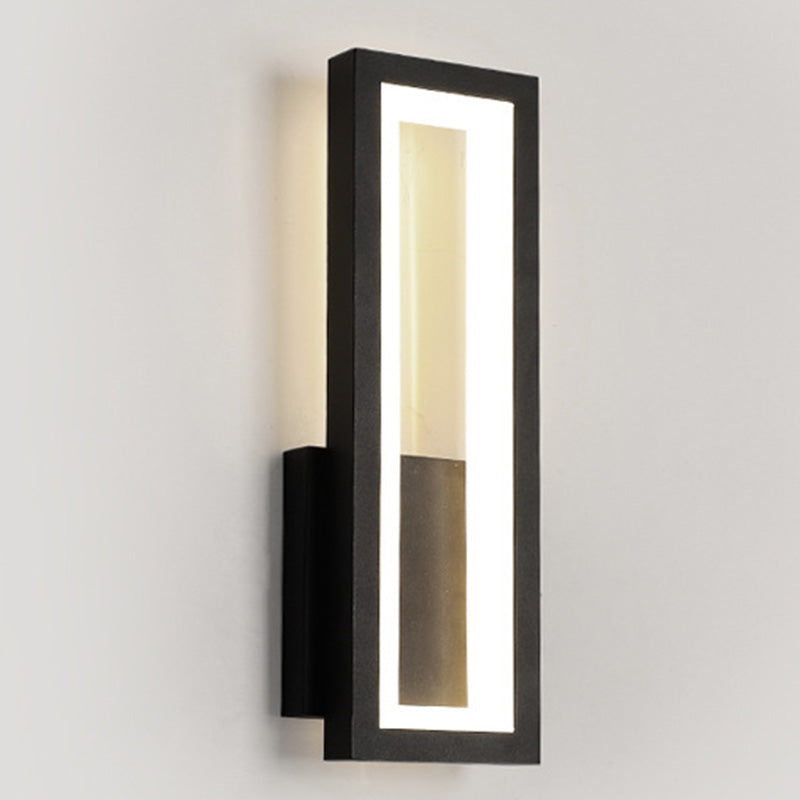 Lisslune | Modern rectangular wall-mounted light acrylic LED bedside wall light fixture