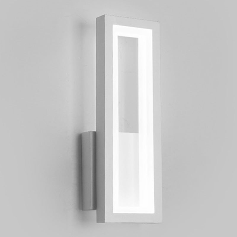 Lisslune | Modern rectangular wall-mounted light acrylic LED bedside wall light fixture