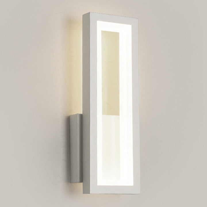 Lisslune | Modern rectangular wall-mounted light acrylic LED bedside wall light fixture