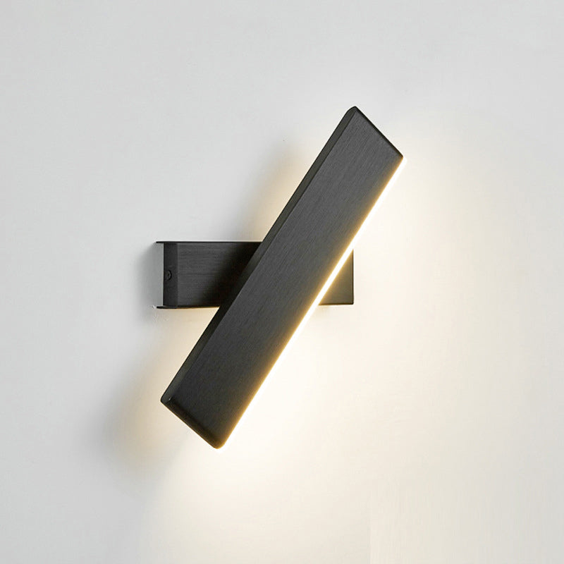 Skørter | Rotatable bar-shaped wall lamp modern aluminum LED wall lamp wall light for bedroom