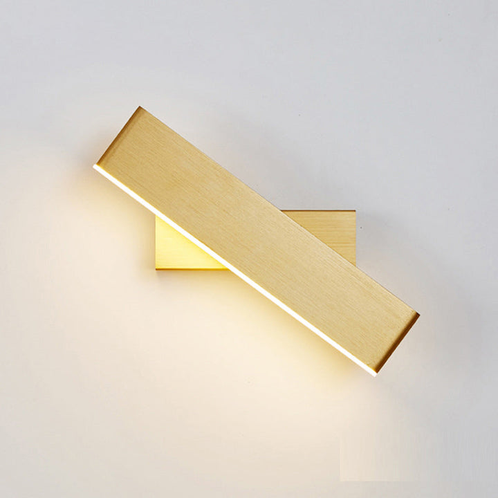 Skørter | Rotatable bar-shaped wall lamp modern aluminum LED wall lamp wall light for bedroom