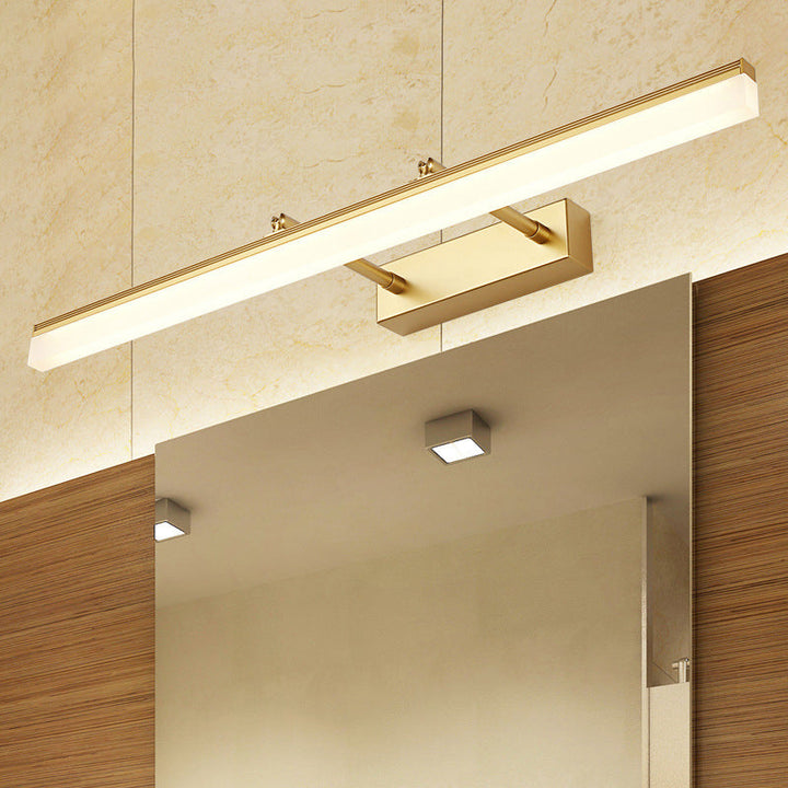Skørter | Retractable Stick Vanity Sconce Light Minimalist Acrylic Bathroom LED Wall Mount Light Fixture