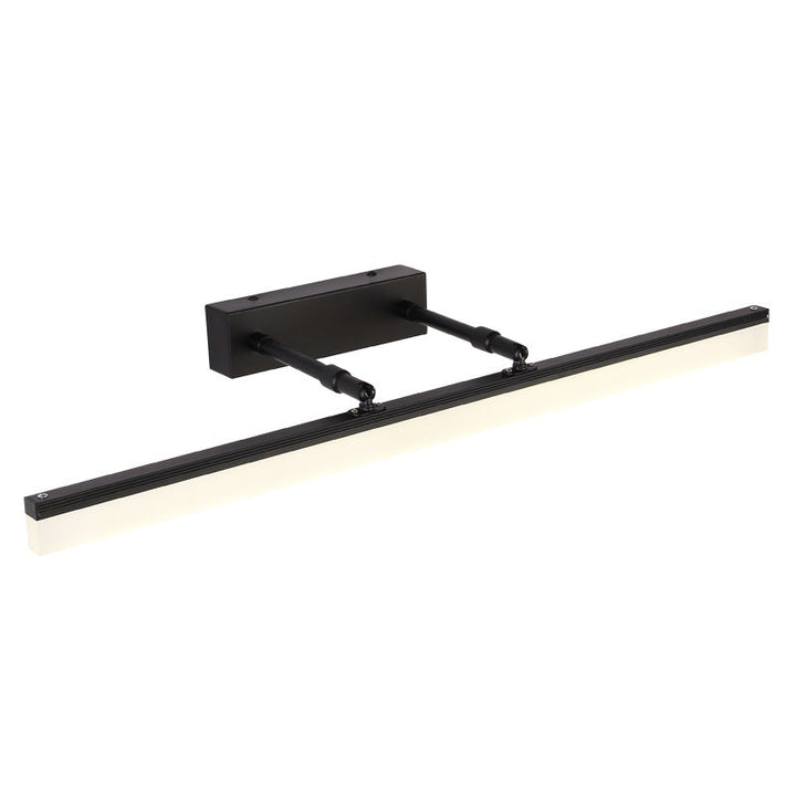 Skørter | Retractable Stick Vanity Sconce Light Minimalist Acrylic Bathroom LED Wall Mount Light Fixture