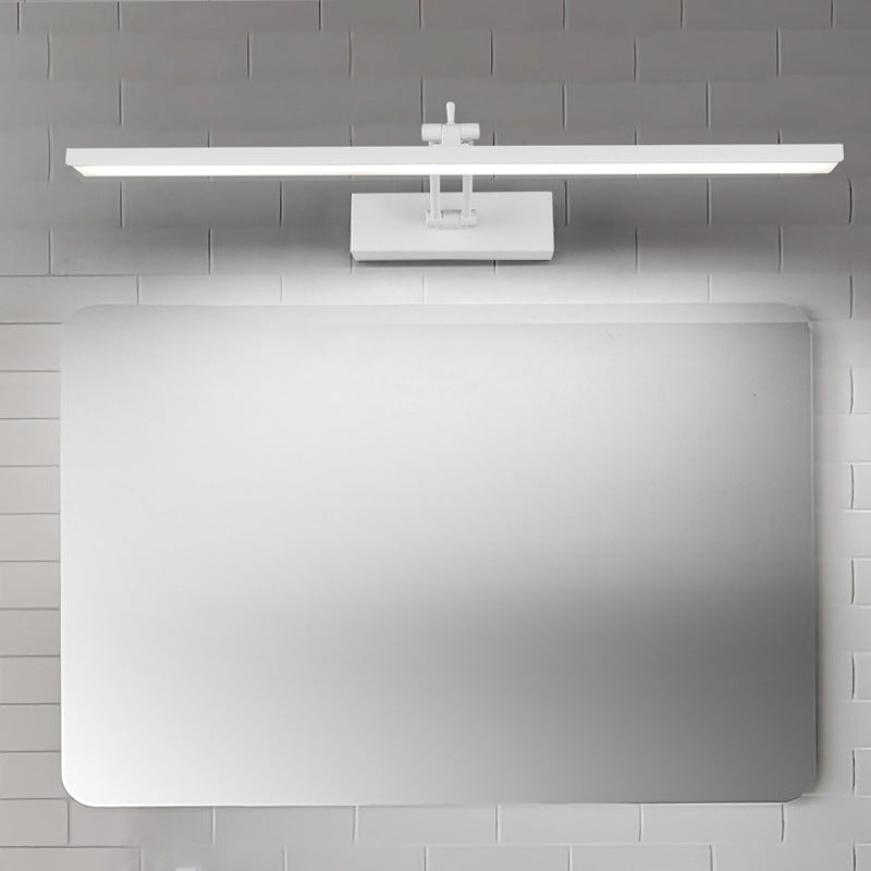 Lisslune | Minimalistic LED Bathroom Light Linear Rotatable Vanity Wall Lamp with Acrylic Shade