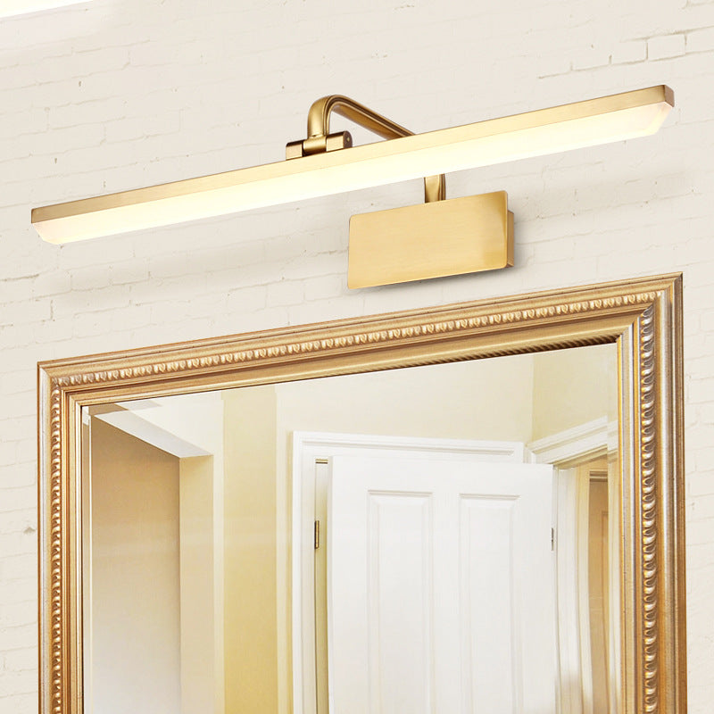 Lisslune | Acrylic Rotating Bar Picture Light Postmodern LED Cosmetic Lighting Ideas for Bathroom