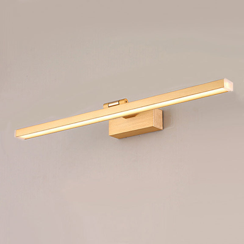 Lisslune | Metallic linear makeup mirror lights Simplicity LED adjustable wall light lighting for the bathroom