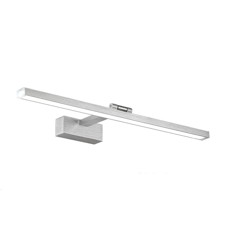 Lisslune | Metallic linear makeup mirror lights Simplicity LED adjustable wall light lighting for the bathroom