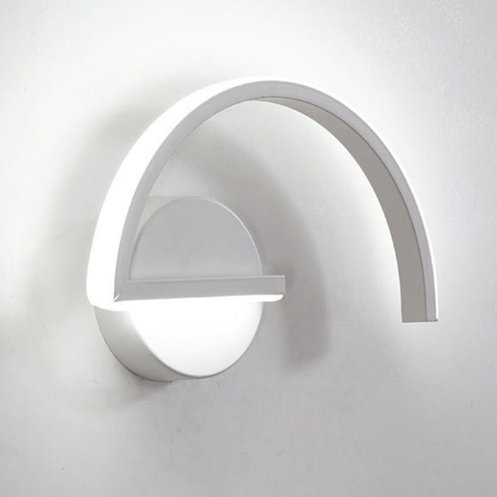 Skørter | Arc Wall Lamp Light Fixture Minimalistic Metal Bedroom LED Wall Lighting Ideas