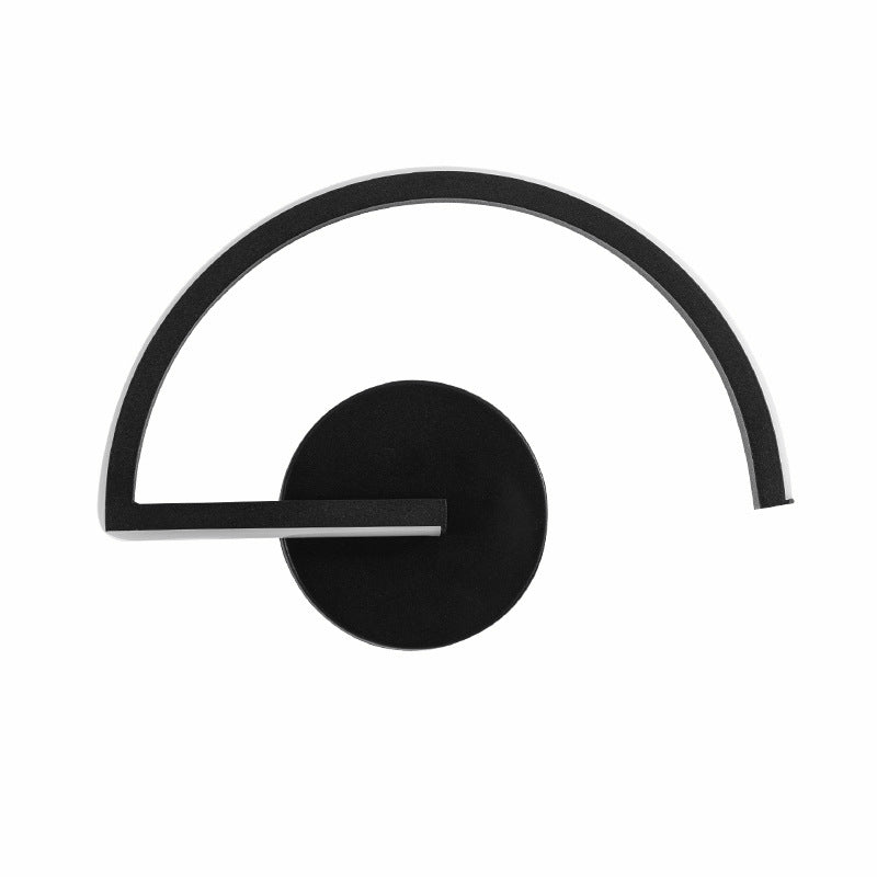 Skørter | Arc Wall Lamp Light Fixture Minimalistic Metal Bedroom LED Wall Lighting Ideas