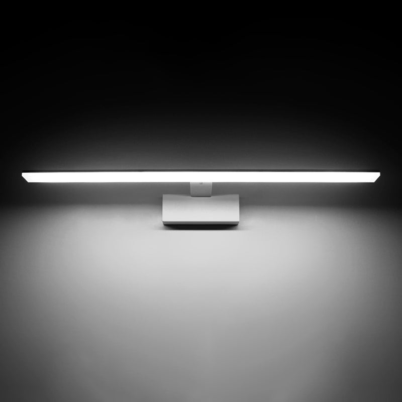 Skørter | Minimalistic Cylinder-Shaped Vanity Lamp Metal Bathroom LED Wall Lamp Lighting with Acrylic Diffuser