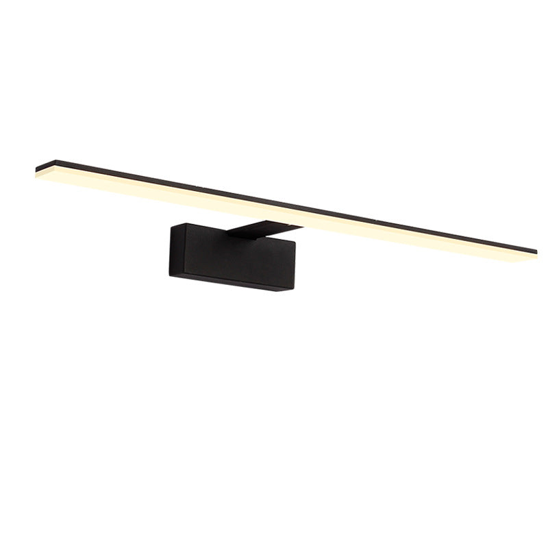 Skørter | Minimalistic Cylinder-Shaped Vanity Lamp Metal Bathroom LED Wall Lamp Lighting with Acrylic Diffuser
