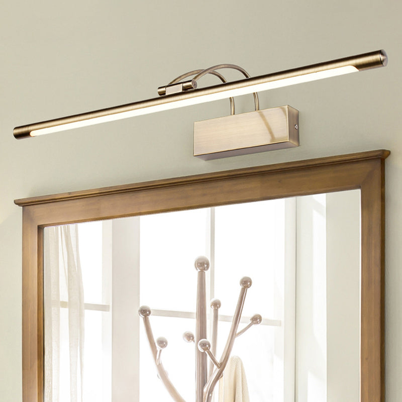 Lisslune | Tubular Vanity Wall Light Simplicity Acrylic Bathroom LED Wall Lighting