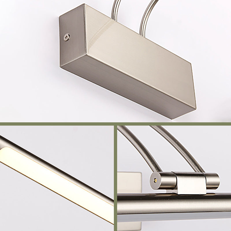 Lisslune | Tubular Vanity Wall Light Simplicity Acrylic Bathroom LED Wall Lighting