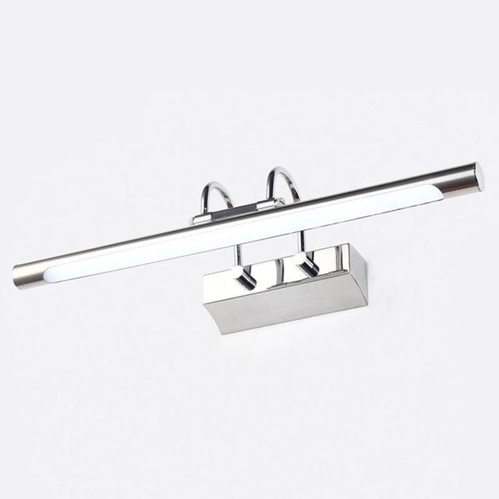 Lisslune | Cylindrical Stainless Steel Wall Lamp Simplicity LED Chrome Wall Mounted Light