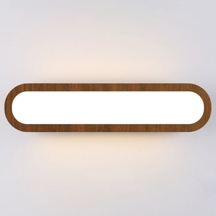 Lisslune | Rectangular Flush Wall Light Simplicity LED Wall Mounted Light with Acrylic Diffuser for Hallway