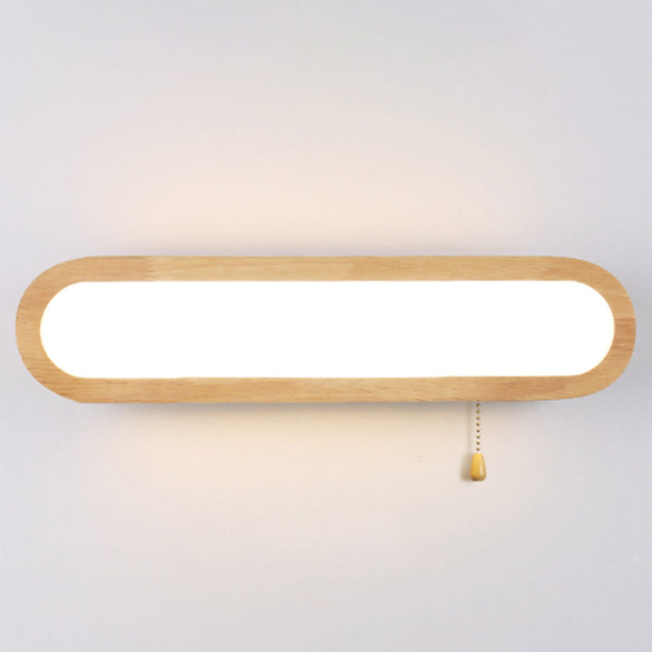 Lisslune | Rectangular Flush Wall Light Simplicity LED Wall Mounted Light with Acrylic Diffuser for Hallway