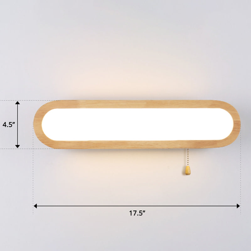 Lisslune | Rectangular Flush Wall Light Simplicity LED Wall Mounted Light with Acrylic Diffuser for Hallway