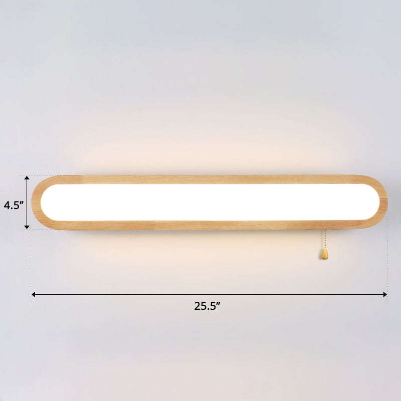 Lisslune | Rectangular Flush Wall Light Simplicity LED Wall Mounted Light with Acrylic Diffuser for Hallway