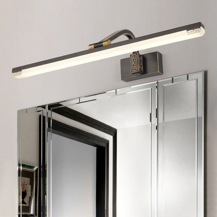 Lisslune | Adjustable linear LED mirror light traditional acrylic wall lamp lighting for the bathroom