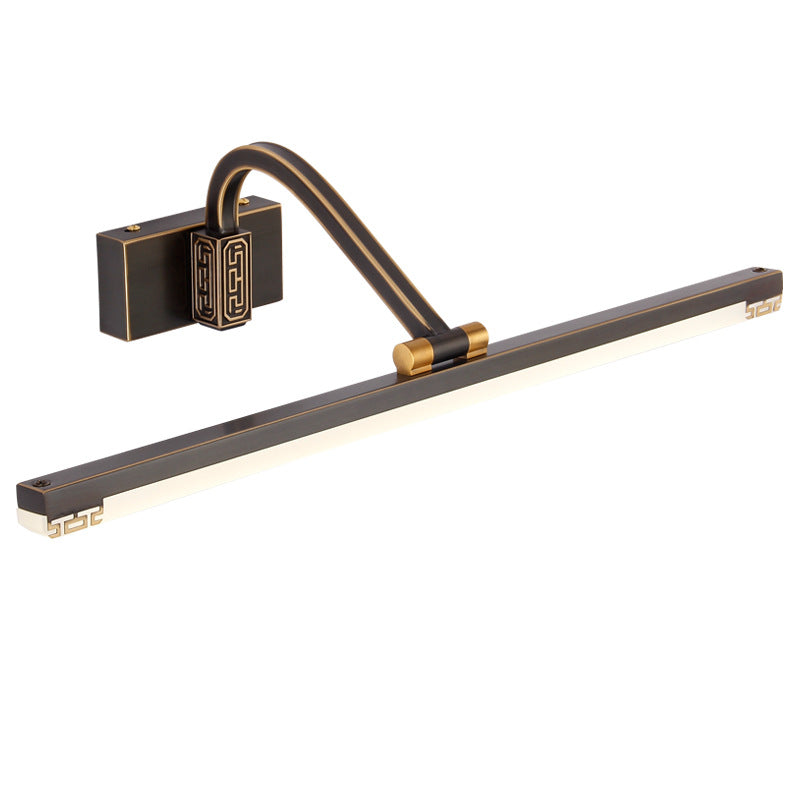 Lisslune | Adjustable linear LED mirror light traditional acrylic wall lamp lighting for the bathroom