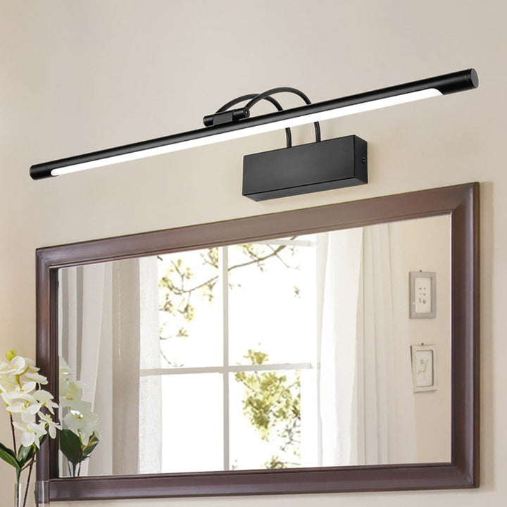 Lisslune | Metallic Tubes Rotatable Makeup Vanity Wall Light Simple Style LED Wall Mount Lighting for Bathroom