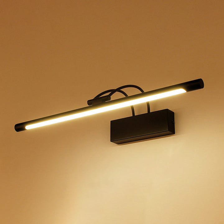 Lisslune | Metallic Tubes Rotatable Makeup Vanity Wall Light Simple Style LED Wall Mount Lighting for Bathroom